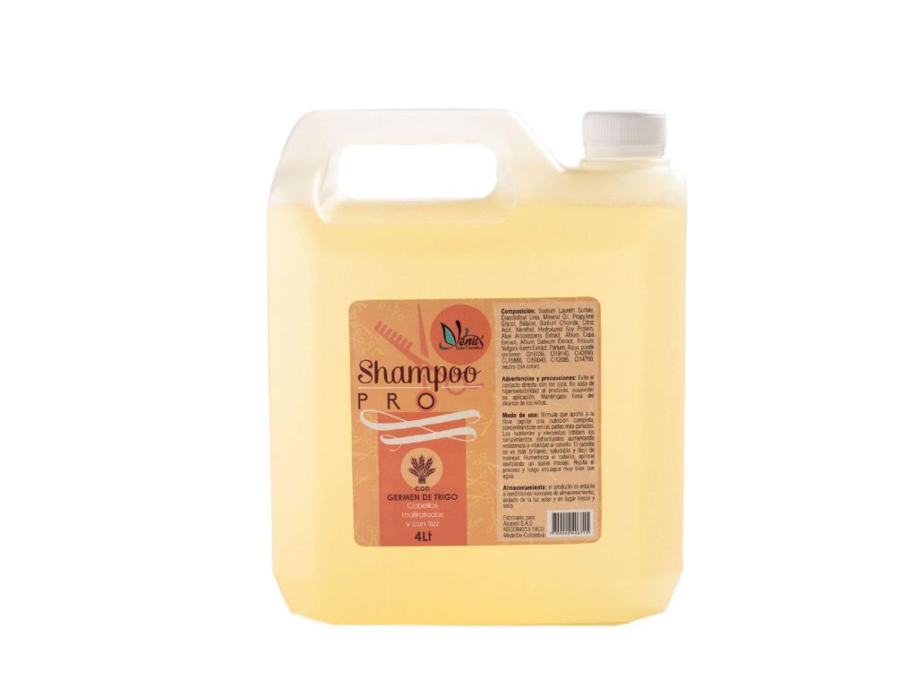 Shampoo germen de trigo de Venux x 4 L