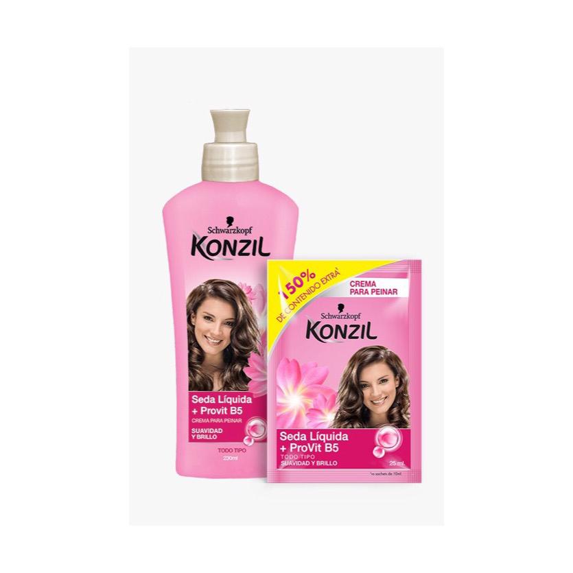 Crema de peinar de Konzil seda líquida + Provitamina B5