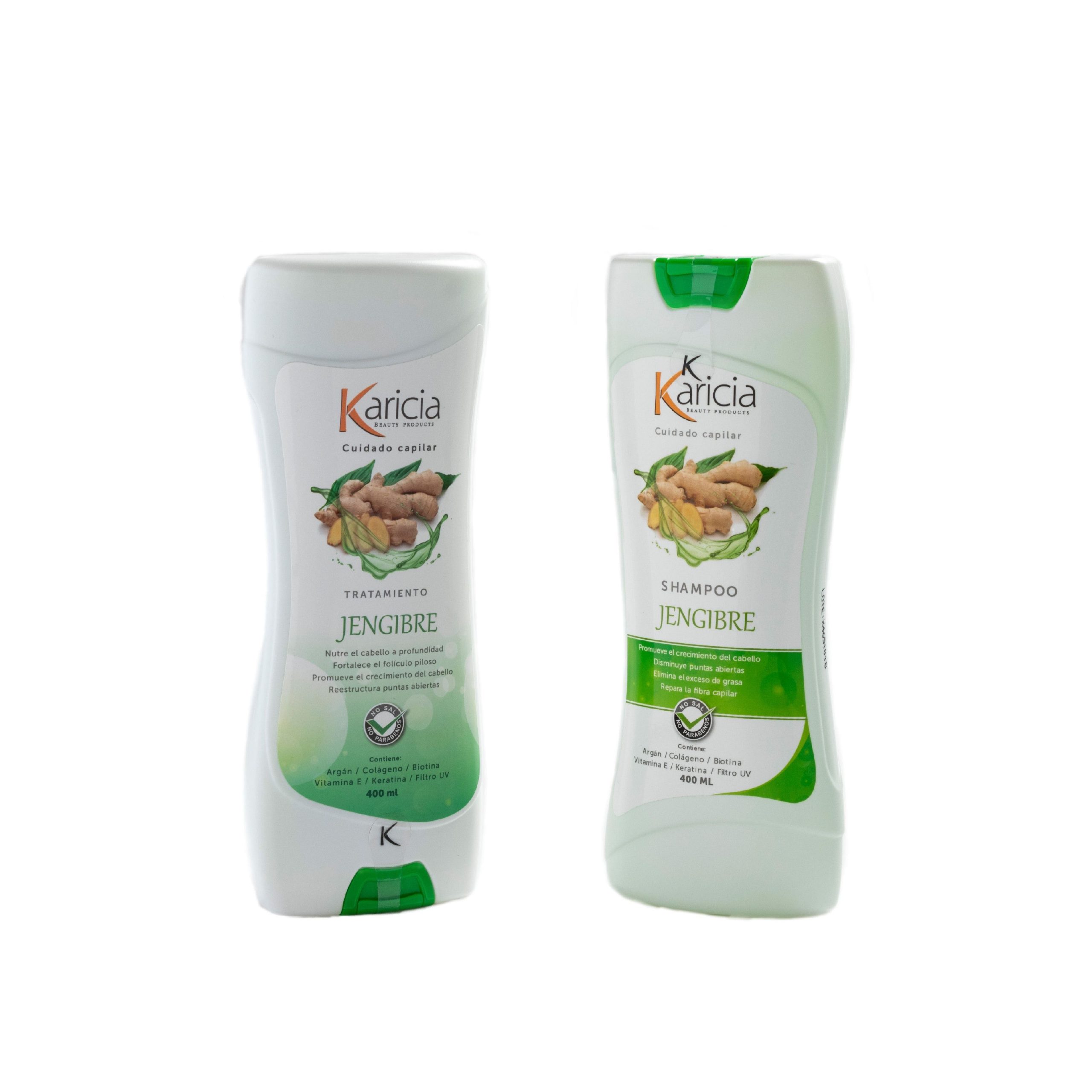 Shampoo y tratamiento de jengibre Los Galileos