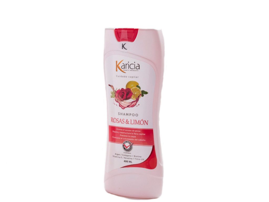 Shampoo y tratamiento rosas y limón