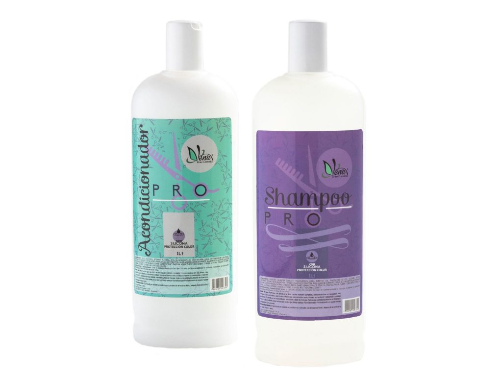 Shampoo y acondicionador Pro Silicona  protección color